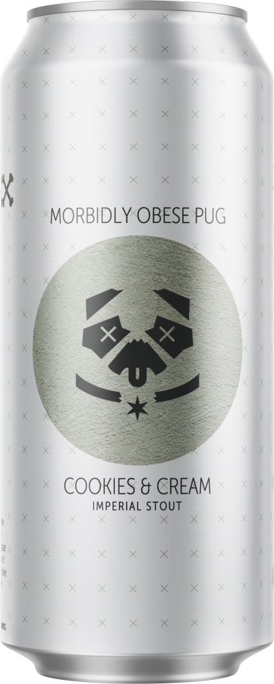 Morbidly Obese Pug Cookies and Cream by Maplewood Brewing Company